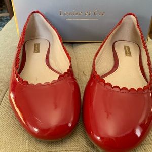 Louise Et Cie patent leather ballet flats